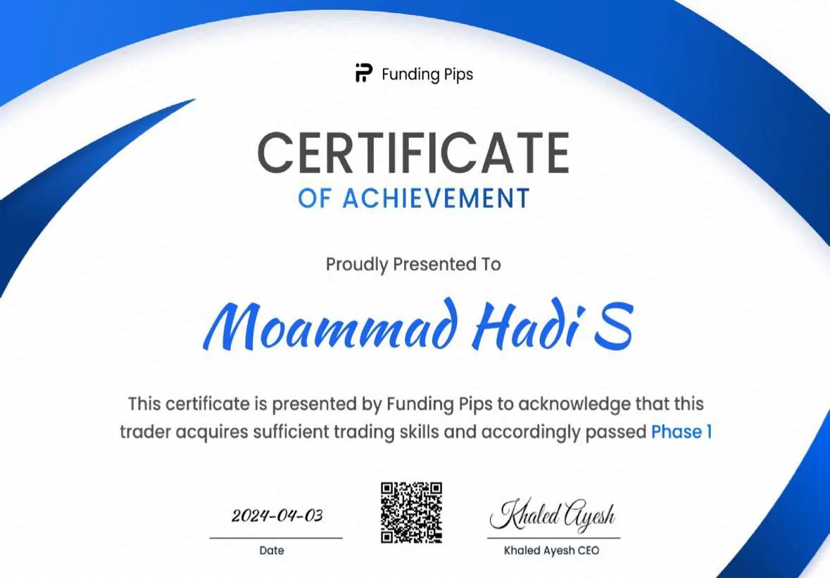 ELALIHOLDING Nachweis – Mohammed Hadi